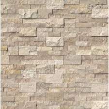 All stone tile backsplashes can be shipped to you at home. Msi Roman Beige Ledger Panel 6 In X 24 In Natural Travertine Wall Tile 10 Cases 60 Sq Ft Pallet Lpnltrombei624 The Home Depot