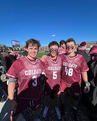 NHT Alumni contributed in Colgate win over Penn State today! Michael Kiely  (1G), Hunter Drouin (4G, 1A) and Patty Eldredge (1G)