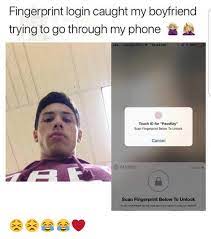 Sign in your icloud account with your apple id and passwords, then click the 'find iphone' icon. Fingerprint Login Caught My Boyfriend Trying To Go Through My Phone ç›'åž' T Moble Wfi 1044 Pm Touch Id For Passkey Scan Fingerprint Below To Unlock Cancel Passkey Scan Fingerprint Below To Unlock