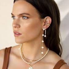 Amazon.com: Trinckle Pearl Earrings for Women, 14k Gold Pearl Drop Earrings  Boho Summer Earrings Bridal Gifts, 5mm White Pearl Dangle Bride Wedding  Guest Earrings as Statement Prom Birthday Pearl Jewelry : Clothing,