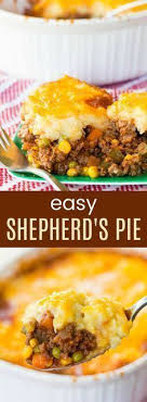 Easy Shepherd S Pie Recipe Gluten Free Cupcakes Kale Chips Recipe Comfort Food Recipes Casseroles Shepherds Pie Recipe Easy Easy Pie Recipes