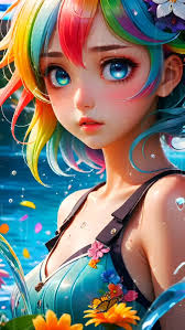 Girl Drawing Wallpaper