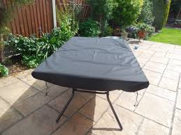 The duck covers soteria patio table with chairs cover is uv protected to prevent sun damage, and can be purchased in sizes ranging from 96 to 140 inches in length. Made To Measure Rectangular Square Garden Table Cover