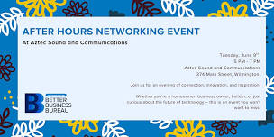 After Hours with BBB & Aztec Sound and Communications