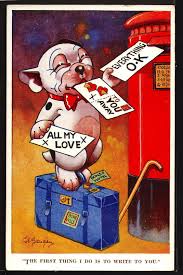 Bonzo Mailing Love Letters G E Studdy 1947