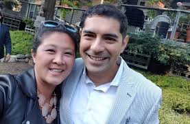 Black Sesame Rainbow Crinkle Cookies