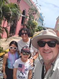 My husband and I enjoying San Juan, Puerto Rico 🏖❤