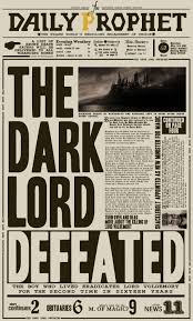 New Paper Poster Printable Harry Potter Harry Potter Printables Harry Potter Newspaper Harry Potter Crafts