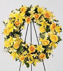 Sending flowers is a lovely way to express condolences for a loss. Ring Of Friendship Wreath In 2021 Funeral Flower Arrangements Funeral Flowers Amazing Flowers