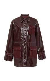 Click Product To Zoom Leather Jacket Jackets Ganni