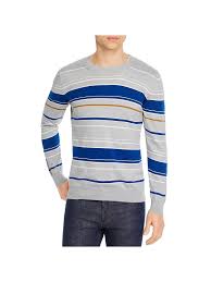 Apc Mens Cotton Striped Sweater Gray M Walmart Com