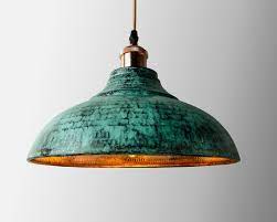 Oxidized Copper Pendant Light Copper Industrial Lighting Etsy Copper Pendant Lights Copper Pendant Lamp Copper Lampshade