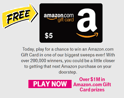 Amazon.com $5 gift cards, pack of 50 with greeting cards (amazon surprise box design). Enter Now To Win A 5 Amazon Gift Card 250 000 Winners Today Only Heavenly Steals