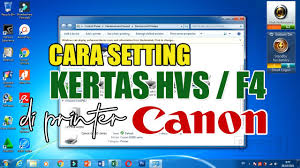 Check spelling or type a new query. Cara Setting Kertas Hvs Atau F4 Di Printer Canon Youtube