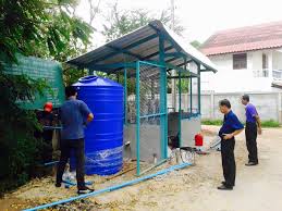 ท่านนายกสุพจน์ ทองดี นายกเทศมนตรีตำบลโพนทอง พร้อมคณะ  ลงพื้นที่เพื่อติดตามโรงกรองน้ำดื่มที่บ้านโพน ตำบลโพนทอง อำเภอเชียงยืน  จังหวัดมหาสารคาม