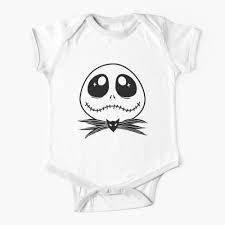 The Nightmare Before Christmas Cute Jack Skellington Baby One Piece By Ohlovelypop Redbubble
