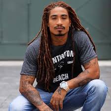 Brown transitioning into bright green, and fuchsia length. 23 Awesome Dreads For Black Guys These Are Hot Now