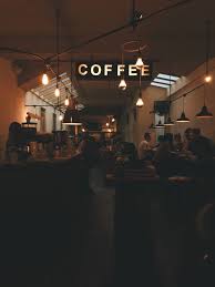 Low Light Coffee Shop Neon Sign Coffee Shop Aesthetic Coffee Tumblr Aesthetic Coffee