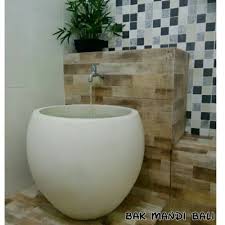Bak mandi cantik minimalis untuk dekorasi kamar mandi: Jual Bak Mandi Bali Untuk Kamar Mandi Minimalis Jakarta Pusat Ananta Terazzo Tokopedia