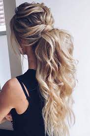 Don't know what to do with your long and voluminous hair for your upcoming nuptials? 39 Totally Trendy Prom Hairstyles For 2021 To Look Gorgeous Long Hair Styles Elegant Wedding Hair Hair Styles