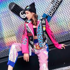 Guys clothing, fashion apparel & accessories. Hot Fashion Kunstleder Jacke Pink Crazy Limited S Star Jacket Pink