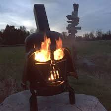 Maybe you would like to learn more about one of these? These Are The Darth Vader Mask Wood Burners X2f Bbq Grills Crafted By Uk Based Burned By Design Previously Their A Wood Burner Darth Vader Fire Pit Fire Pit