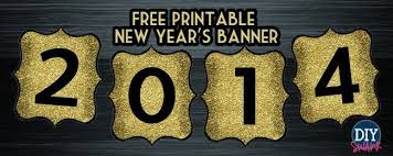 Happy New Year Banner Free Printable Swanky Design Company Happy New Year Banner New Year Banner Free Printables