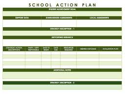 Free Action Plan Templates Smartsheet