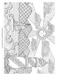 Simple sailboat coloring pages for kids. Sailboat And Lighthouse Coloring Page Free Printable Pdf From Primarygames