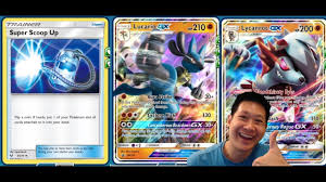 It is lucario learns the following moves in pokémon sword & shield at the levels specified. Scoop Up Lucario Gx Deck Fast Fighting Gx Powerful Combo Youtube