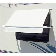 Carefree Wh0554f4fw Simply Shade Rv Window Awning White 5 5 Ft Walmart Com Window Awnings Camper Makeover Camper Trailer Remodel