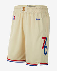 76ers City Edition Nike Nba Swingman Shorts