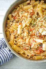 See more ideas about ground chicken recipes, recipes, ground chicken. Italian Ground Chicken Pasta Skillet Carrie S Experimental Kitchen