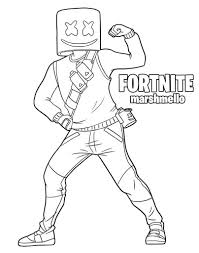 Plus, it's an easy way to celebrate each season or special holidays. Fortnite Marshmello Coloring Page To Print