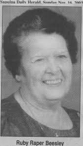 Ruby Roxanne James Raper (1918-2003)