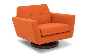 Joybird Swivel Chairs Plush Lounge Chair Chair Mid Century Modern Swivel Chair
