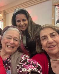 At the luncheon in the church hall of St. Leon Armenian Cathedral, the  Ladies' Guild honored three of my friends—Andrea Fehring, Lynette Amerian,  and Diana Hekimian—for their fundraising efforts. Joan attended with