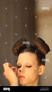 Catwalk model headshot hi-res stock photography and images