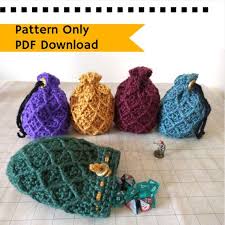 Find deals on products in toys & games on amazon. Pattern Dice Bag Dragon Egg Crochet Pattern Drawstring Bag Etsy In 2021 Crochet Patterns Crochet Dragon Crochet Pattern Instructions