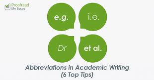 Abbreviations In Academic Writing 6 Top Tips Proofread