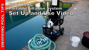 Shop for pool vacuums in pool cleaning tools. Portavac Portable Filtration System Set Up And Use Video Youtube