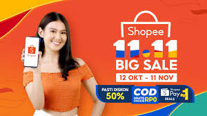 On 11 november, participating brands and sellers enjoyed up to 794 times their daily average orders. Shopee 11 11 Big Sale Jangan Lewatkan Shopee 11 11 Big Sale 12 Oktober 11 November Youtube