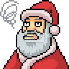 Retrouvez tous nos modèles de dessin pixel art : Vecteur Pixel Art Pere Noel Sennuie Papier Peint Papiers Peints Noel Costume Chapeau Myloview Fr