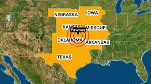 Sequences at the top right corner, coded with the same color and line style. Oklahoma Earthquake Rattles Six Surrounding States Cnn