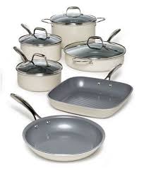 Goodful 10 Pc Ceramic Cookware Set Created For Macy S Reviews Cookware Sets Macy S In 2020 Ceramic Cookware Set Cookware Set Ceramic Cookware