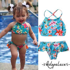 Find the perfect chubby girls in bathing suits stock photos and editorial news pictures from getty images. Cla Toddler Baby Girls Flower Swimsuit Swimwear 2pcs Bikini Set Bathing Suit Shopee Malaysia