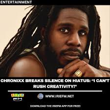 Reggae singer Chronixx has attributed his absence from the music scene to a  lack of creativity. On Saturday, Chronixx shared a short message via his  Instagram story. “I don't negotiate shows from @