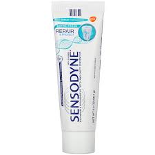 The next time you're shopping for toothpaste be sure to avoid the big name brands such as colgate and sensodyne, make sure it's vegan friendly before you buy. Sensodyne Repair Protect Toothpaste With Fluoride Extra Fresh 3 4 Oz 96 4 G Iherb
