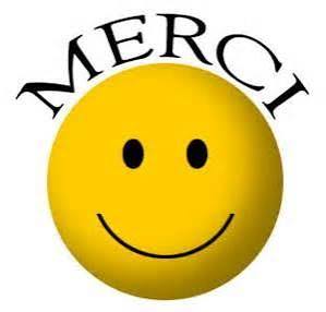 Thank you very much in french | Big smile yellow emoji, Merci thank you in french,
