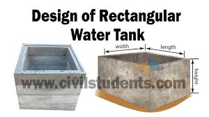 Design of overhead water tank | design of rcc structures as per nbc (national building code, 2005) standards, water required per person per day = 150 litres. Design Of Rectangular Water Tank Youtube